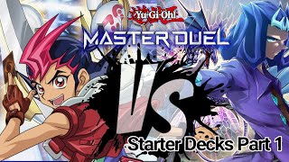 Yuma Vs Shark Starter Decks Part 1 ft woundedduck  YuGiOh Master Duel [upl. by Alberto]