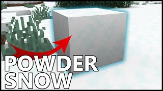 How To Get POWDER SNOW In Minecraft [upl. by Yroggerg]