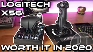 Logitech X56 HOTAS  worth it in 2020 [upl. by Ahsemit]