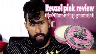 Reuzel Pink Pomade Review [upl. by Tjon]