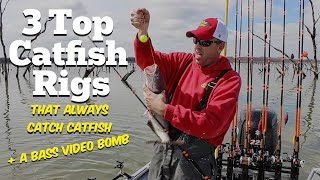 The 3 Top Catfish Rigs That Always Catch Catfish [upl. by Atirma]