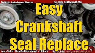 Crank Seal Replacement the Easy Way [upl. by Oesile]