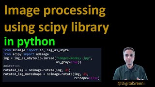 19  image processing using scipy in Python [upl. by Firehs968]