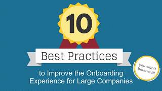 10 Best Practices to Improve Employee Onboarding [upl. by Llebana732]