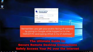 The Ultimate Guide to Secure Remote Desktop Connections To Safely Access Your PC over the Internet [upl. by Abas]