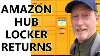 How To Use An Amazon Hub Locker To Return A Package  Find A Hub Locker amp Drop Off Your Returns [upl. by Pammi]