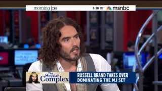 Russell Brand Shows MSNBC HD How a Guest Should be Interviewed [upl. by Allissa]