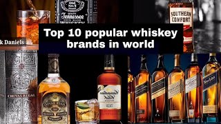 Top 10 Whisky Brands In World  Best whisky in the world  Worlds most famous Whiskey [upl. by Corvin]