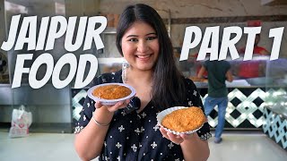 Jaipur Food Part 1  Rawat Kachori City Palace Tapri amp More [upl. by Ettezzus]