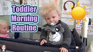 Reborn Toddler Twins Morning Routine  Kelli Maple [upl. by Sweatt]