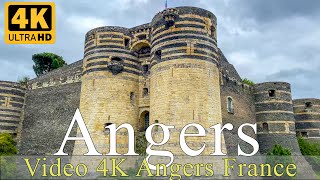 Angers  France  4K  City of Angers [upl. by Anitsahs]