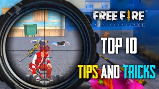 Top 10 Tips And Tricks in Freefire Battleground  Ultimate Guide To Become A Pro 7 [upl. by Ecinue521]