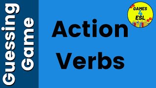 Action Verbs Game [upl. by Worsham]