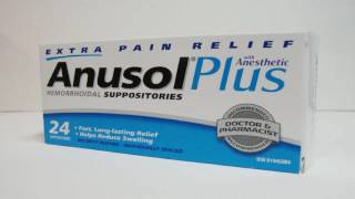 ANUSOL PLUS 24 Hemorrhoidal Suppositories Review [upl. by Aritak203]