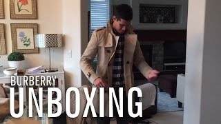 Unboxing My Burberry Trench [upl. by Asenav]