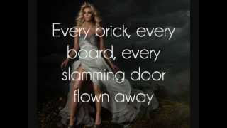 Carrie Underwood  Blown Away Lyrics On Screen [upl. by Solhcin]