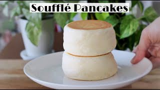 Fluffy Japanese Souffle Pancakes Recipe  Extended version with tutorial [upl. by Apostles756]