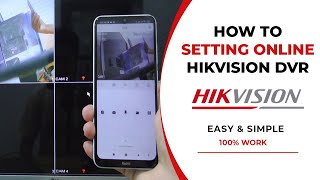 How to Online Hikvision DVR  Hikvision DVR Network Setup [upl. by Htebazil]