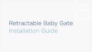 Retractable Baby Gate Installation Guide [upl. by Idonna]