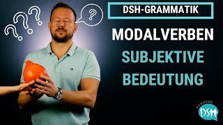 🚀 Modalverben subjektive Bedeutung DSHGrammatik  B2 C1 C2 [upl. by Llenrub809]