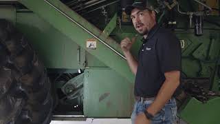 Walker Combines  Feeding and Threshing [upl. by Morentz]