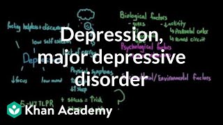 Depression and major depressive disorder  Behavior  MCAT  Khan Academy [upl. by Sima]