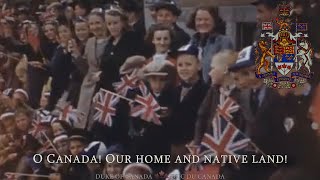 National Anthem of Canada Retro version O Canada pre1980 lyrics [upl. by Notxam199]