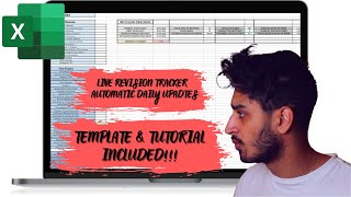 Live Revision Tracker with Automatic Daily Updates  EXCEL TUTORIAL amp TEMPLATE [upl. by Bassett]