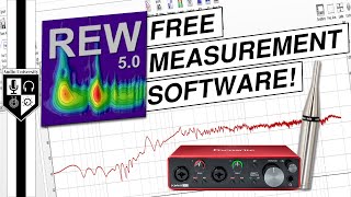 FREE Acoustical Measurement Software Room EQ Wizard REW [upl. by Hgielrebma285]