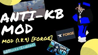 UNDETECTABLE AntiKnockback Mod 189 Forge FREE [upl. by Port]