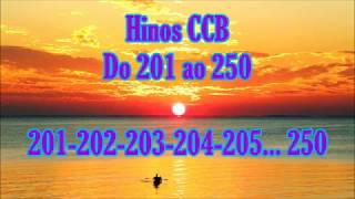 50 HINOS CANTADOS CCB  Do 201 ao 250 [upl. by Gaspar811]