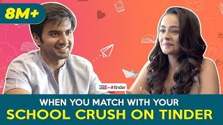 When You Match With Your School Crush On Tinder  ft Ayush Mehra amp Apoorva Arora  RVCJ [upl. by Naneik]