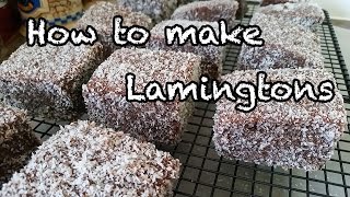 How to make lamingtons [upl. by Ardnekal92]