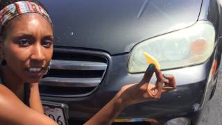 Dorothy Wipes Bad Car Lights with Headlight Restoration Kit  Renov’ phares  Regen Fari [upl. by Lantha584]