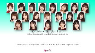 Nogizaka46 乃木坂46  Gomen ne Fingers crossed ごめんね Fingers crossed Kan Rom Eng Color Coded Lyrics [upl. by Aerdnahs]