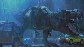 1 hour SFX Sound Effects  TRex Tyrannosaurus Rex roars from Jurassic Park [upl. by Barth]