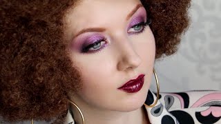 Historically Accurate 1970s DISCO Makeup Tutorial [upl. by Nalyad840]