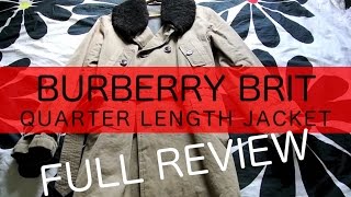 Burberry Brit Trench Coat Review  TheHoxtonTrend [upl. by Mariska809]