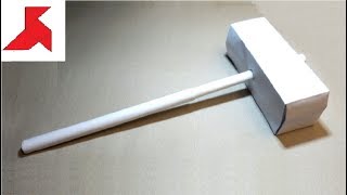 DIY ⚒️  How to make a HAMMER from A4 paper [upl. by Adnimra]