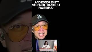 ILANG KONGRESISTA NAGPAPALIWANAG SA PAGPIRMA [upl. by Deny424]