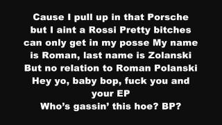 Nicki Minaj  Stupid Hoe  LYRICS  2011 [upl. by Sudbury]