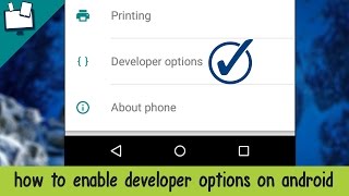 How to enable Developer Options on android really easy [upl. by Oranneg438]