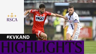 HIGHLIGHTS KV Kortrijk  RSC Anderlecht  20232024 [upl. by Agathe657]