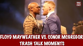 CONOR MCGREGOR vs FLOYD MAYWEATHER Best Bits amp Highlights from London Press Conference Tour [upl. by Haraj]