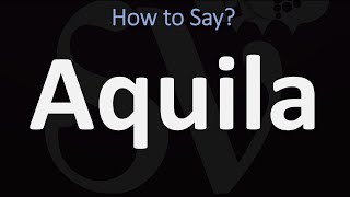 How to Pronounce Aquila CORRECTLY Bible [upl. by Reimer766]