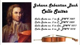 Johann Sebastian Bach  Cello suites in 432 Hz great for reading or studying [upl. by Ellimahs]