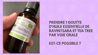 Synergie avec lhuile essentielle de ravintsara et de tea tree [upl. by Asiulairam180]