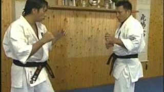 Kyokushin karate instructional by Hajime Kazumi [upl. by Reynold]