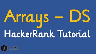 How To Solve Arrays Ds HackerRank Problem [upl. by Katy]