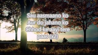 Sau Aasmaan Karaoke with Lyrics [upl. by Oirom]